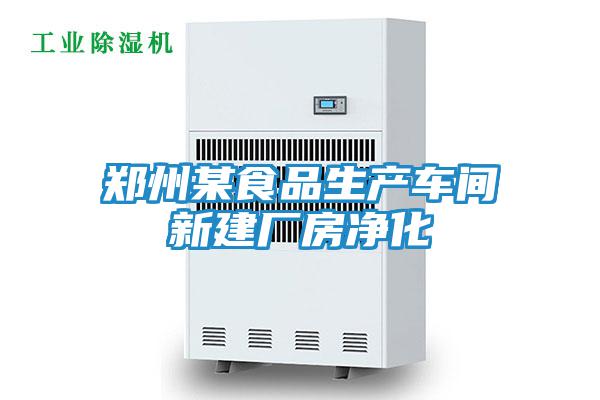 鄭州某食品生產(chǎn)車(chē)間新建廠(chǎng)房?jī)艋?/></p>
                            <p style=