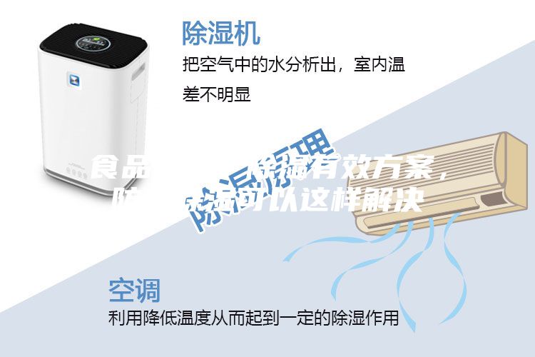 食品加工廠除濕有效方案，防潮除濕可以這樣解決