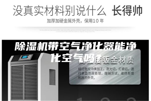 除濕機帶空氣凈化器能凈化空氣嗎？
