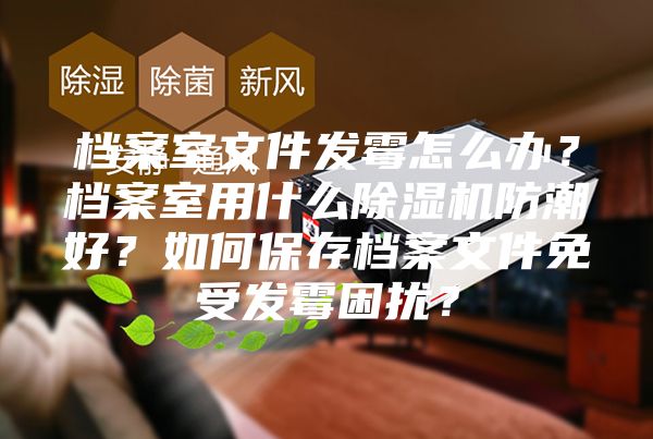 檔案室文件發(fā)霉怎么辦？檔案室用什么除濕機防潮好？如何保存檔案文件免受發(fā)霉困擾？
