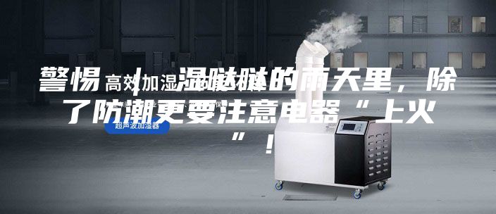 警惕 ｜ 濕噠噠的雨天里，除了防潮更要注意電器“上火”！